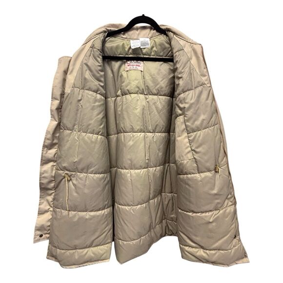 Vintage Walls Blizzard Pruf Coat Beige Thinsulate Full Zip Jacket Western - Picture 5 of 14